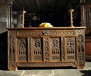 A magnificent Royal oak chest from the 15th century